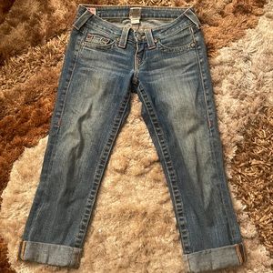 True Religion Cropped/Cuffed Jeans